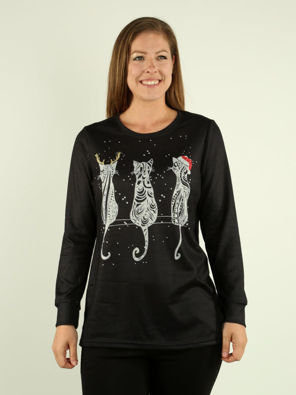 Holiday Cats Top