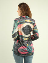 Abstract Print Blouse