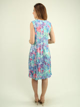 Printed Panel Dress