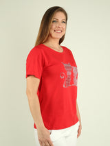 Embellished Cat Tee