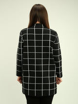 Checkered Coatigan