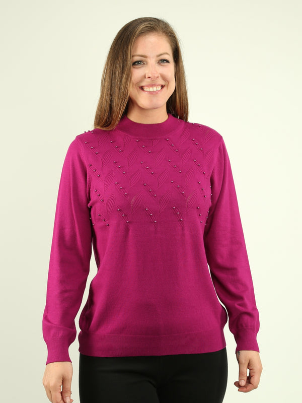 Pearl Mockneck Sweater