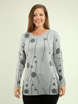 Circle Print Sweater