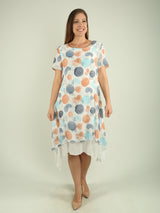 Layered Multi-Print Dress