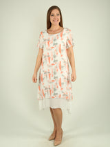 Layered Multi-Print Dress