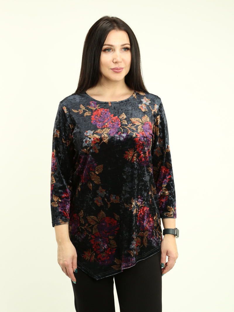 Velvet Multi-Print Top