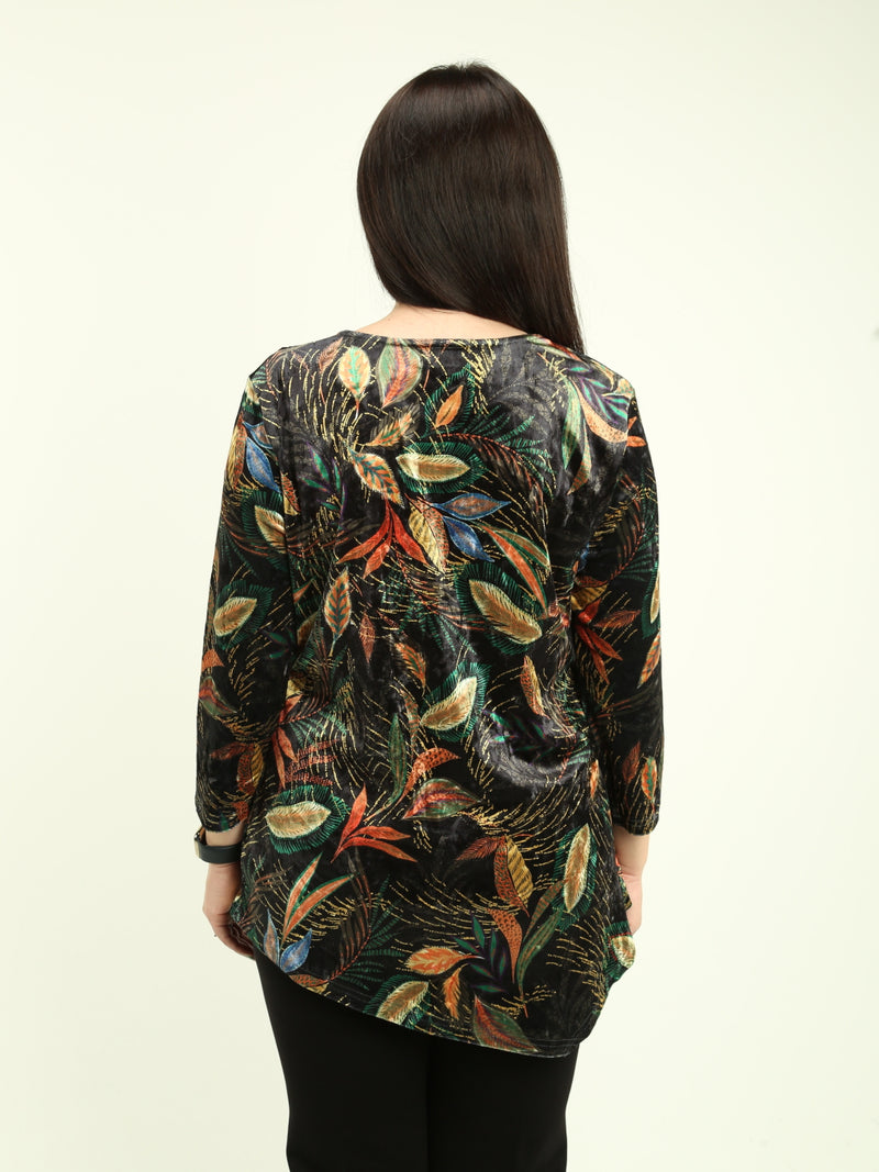 Velvet Multi-Print Top