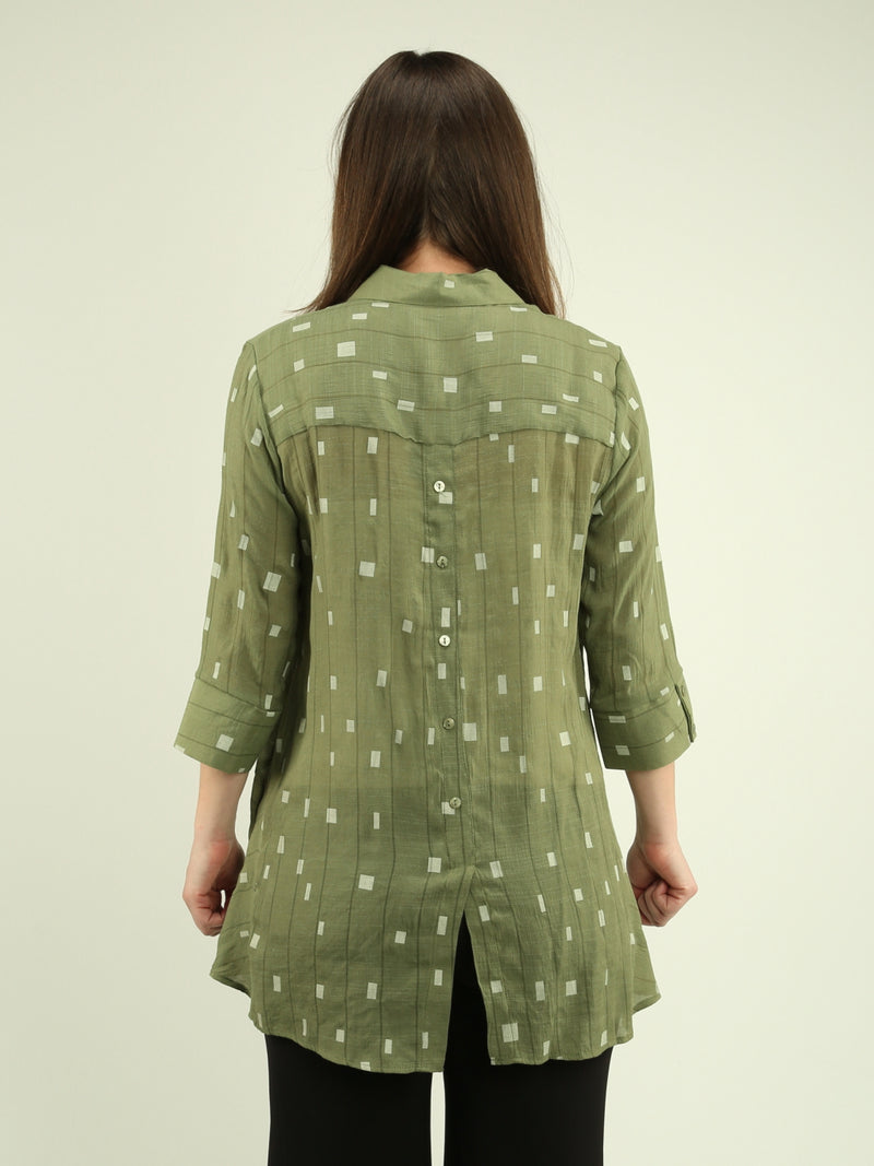 Square Print Shirt