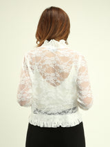 Floral Lace Bolero