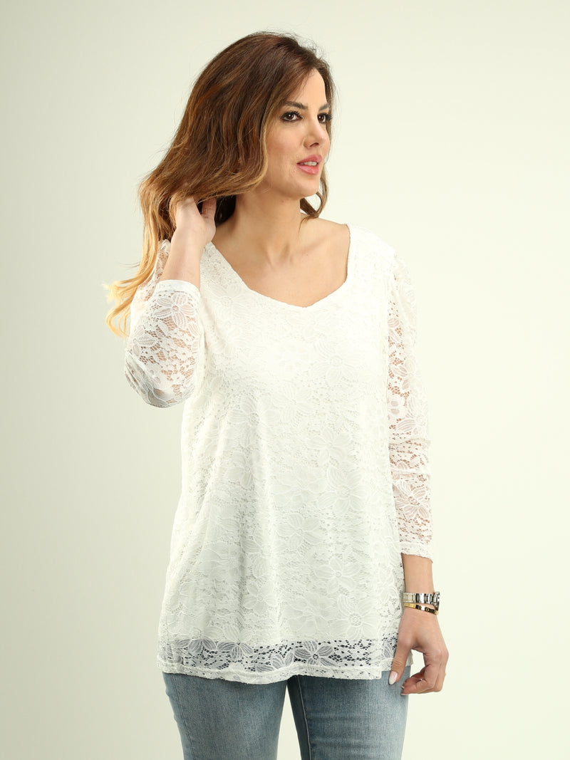 Floral Lace Blouse