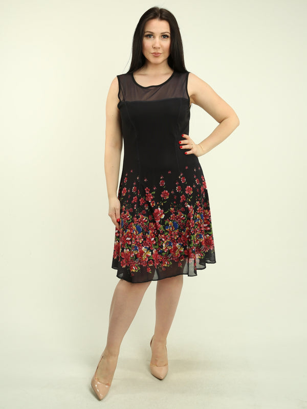 Sleeveless Lace Dress