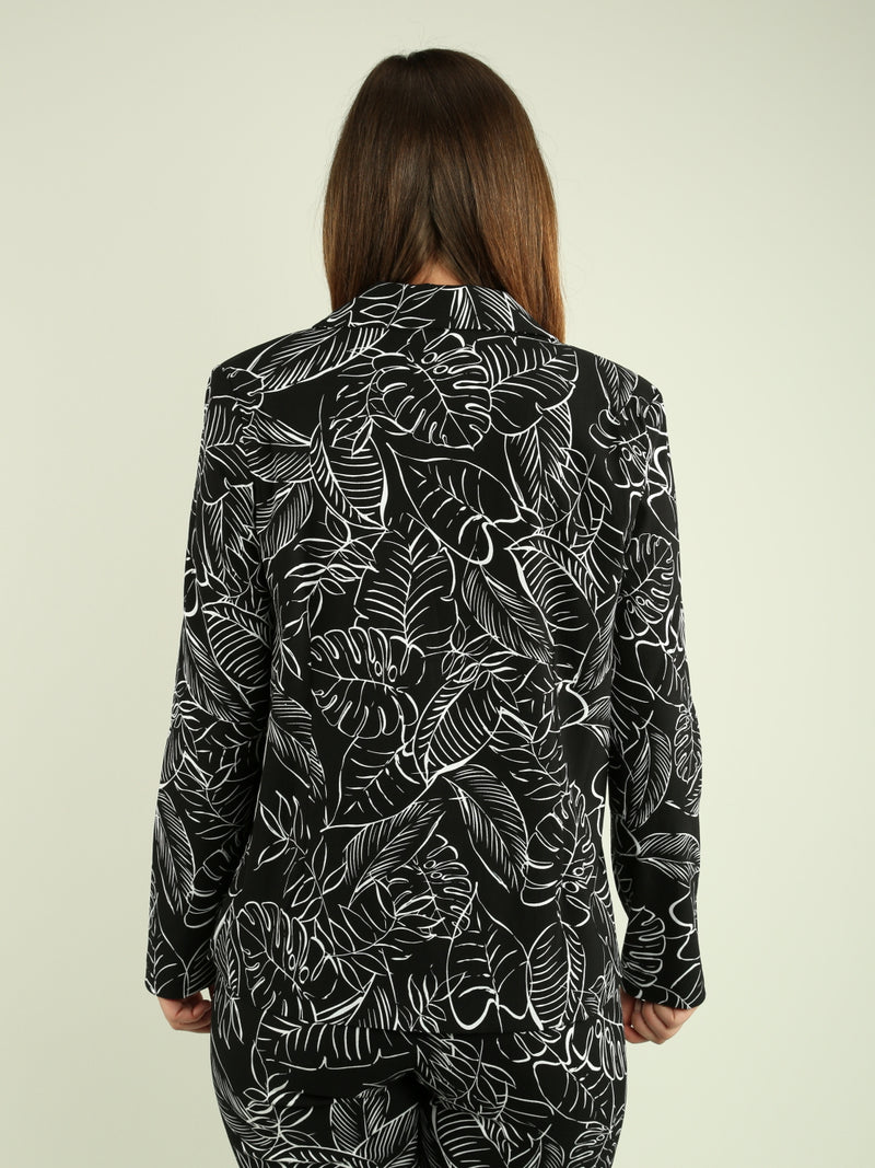 Printed Blazer