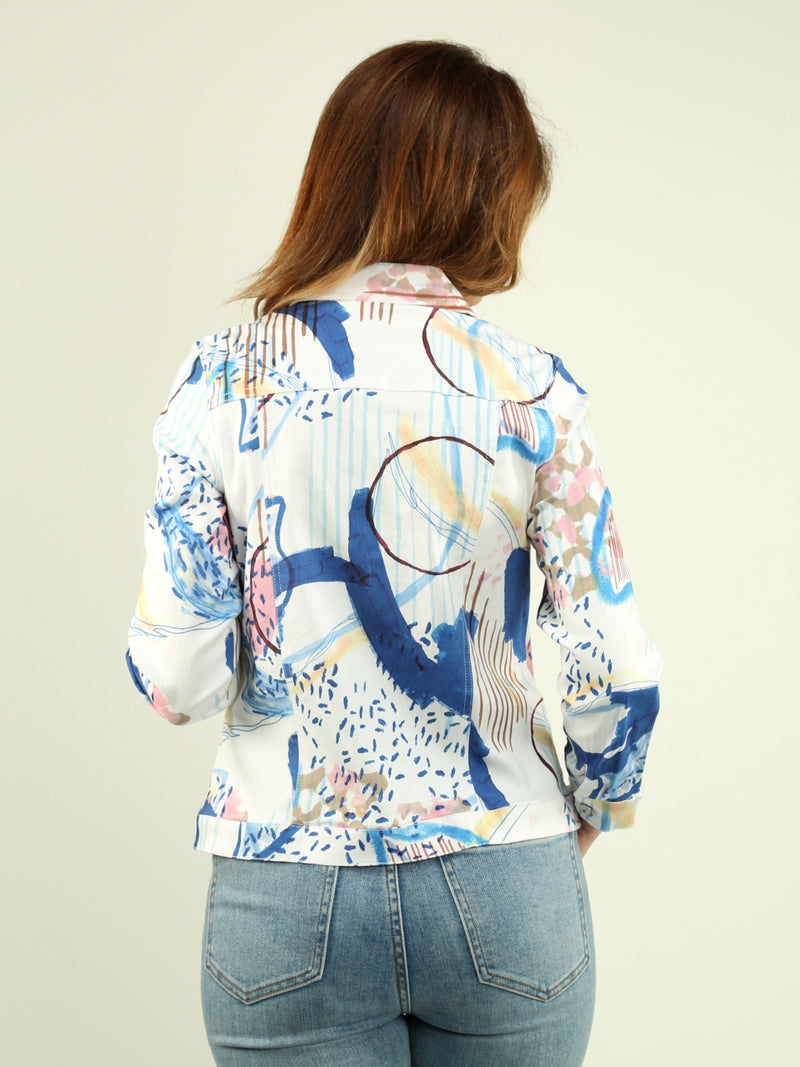 Colourful Printed Jacket