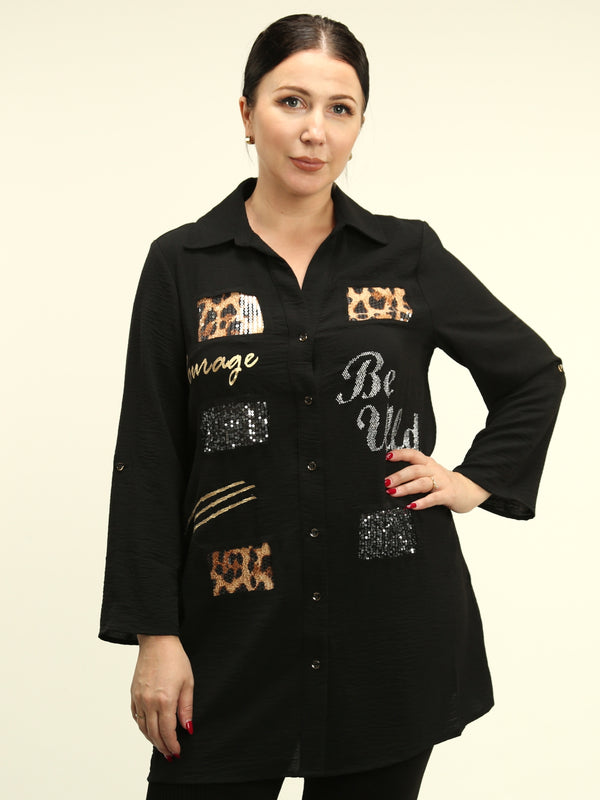 Embellished Tunic Shirt