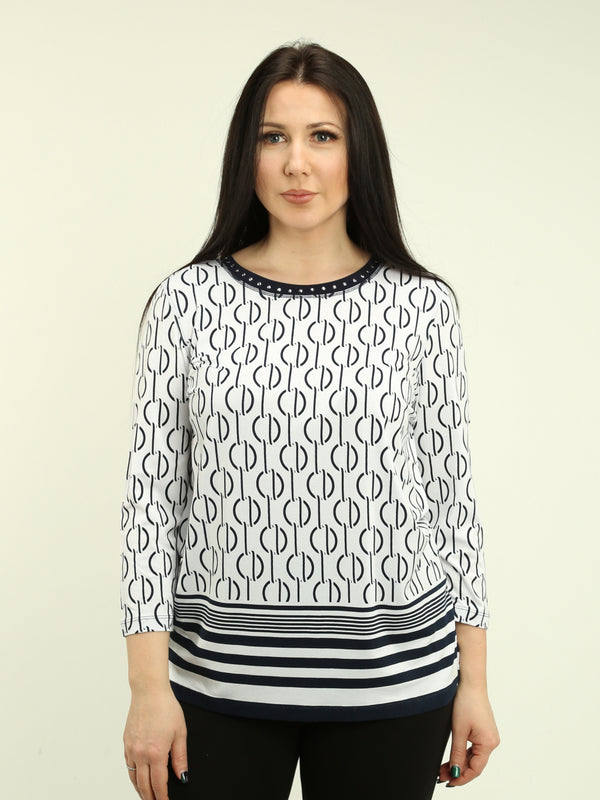 Geometric Print Top