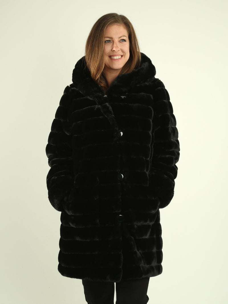 Hooded Reversible Coat