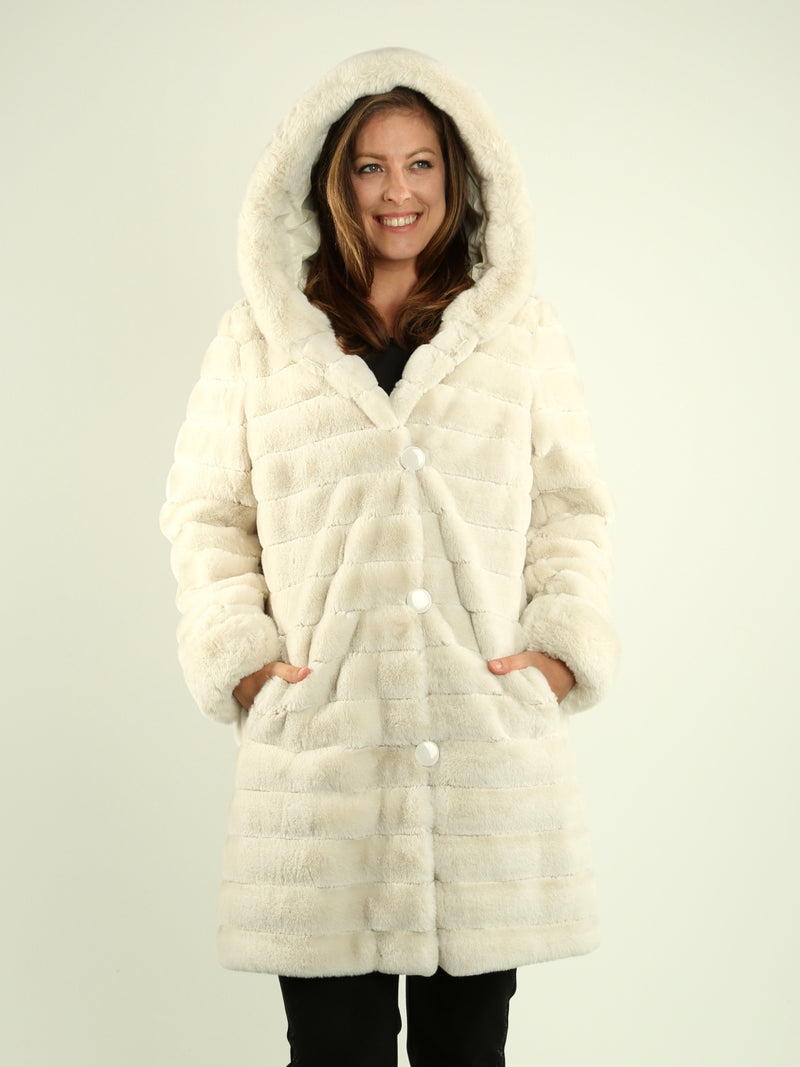 Hooded Reversible Coat