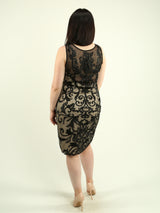 Lace Overlay Dress