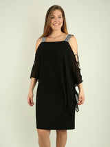 Asymmetrical Chiffon Dress