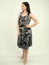 Multi-Print Panel Dress