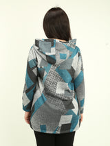 Asymmetric Hem Hooded Top