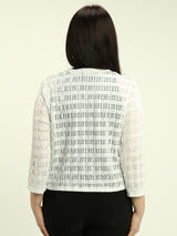 Crochet-Inspired Cardigan