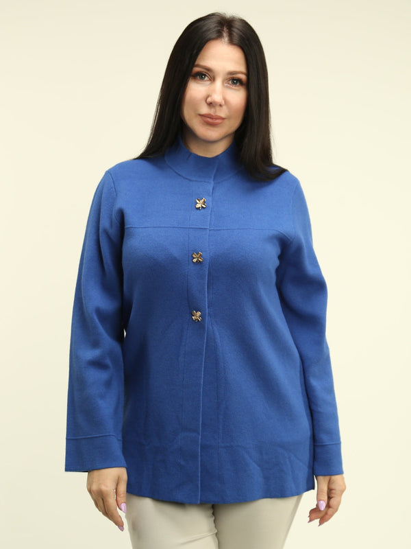 Clover Button Knit Jacket