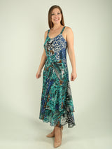 Tiered Print Ruffle Dress