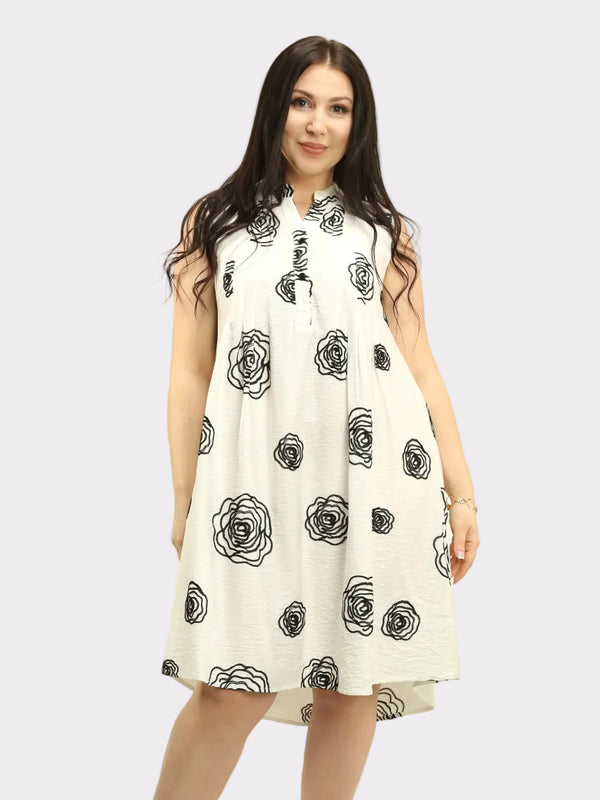 Floral Embroidered Dress