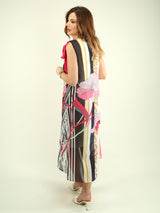 Printed Chiffon Dress