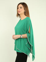 Asymmetrical Chiffon Blouse