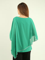 Asymmetrical Chiffon Blouse