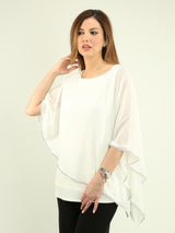 Asymmetrical Chiffon Blouse