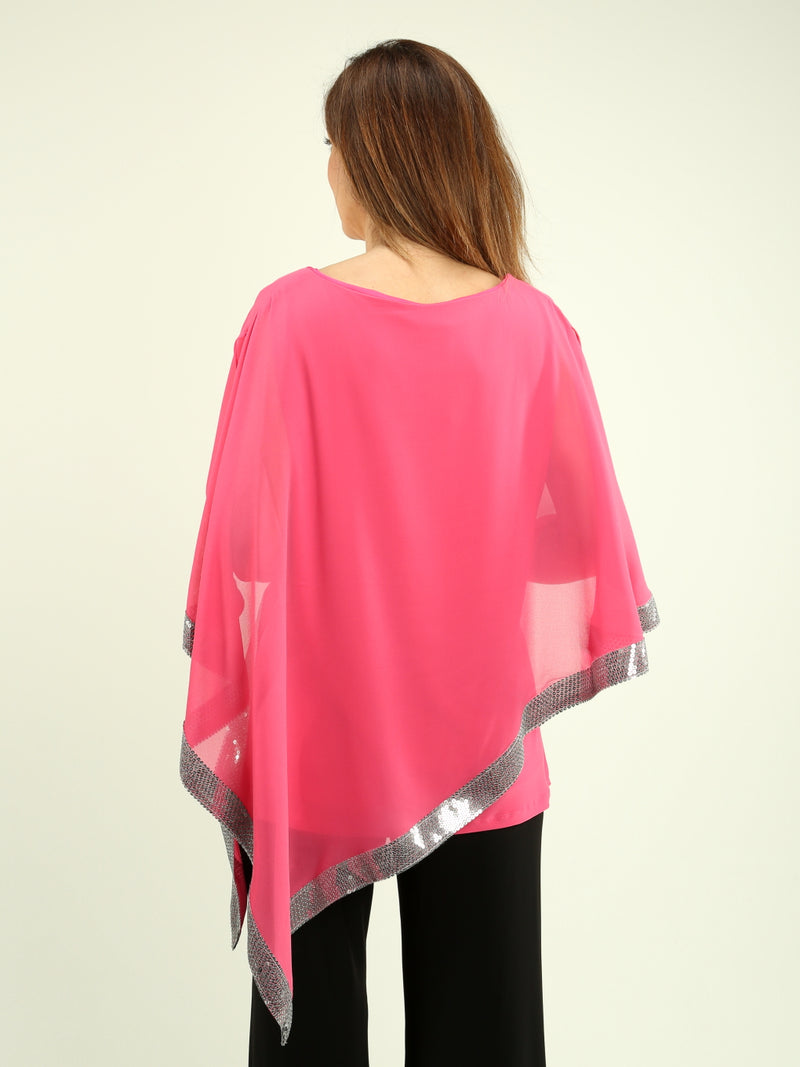 Asymmetrical Chiffon Blouse