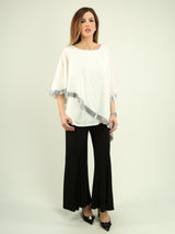 Asymmetrical Chiffon Blouse