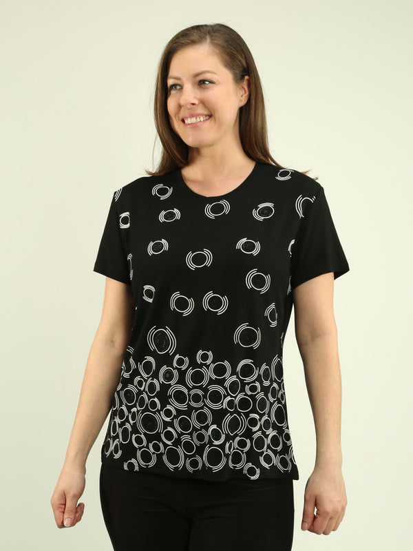 Circle Print T-Shirt