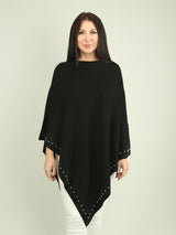 Pearl & Stone Border Popover Poncho