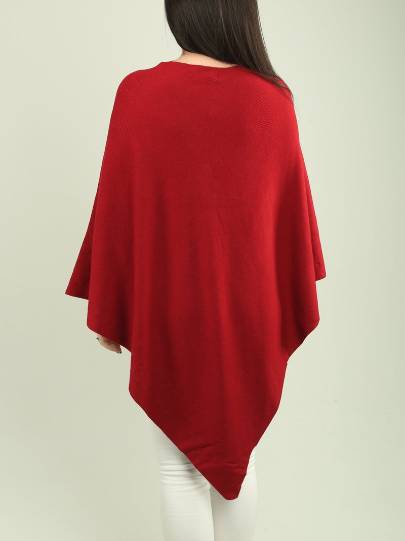 Pearl & Stone Border Popover Poncho