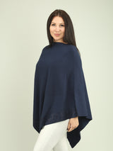 Rhinestone Border Popover Poncho