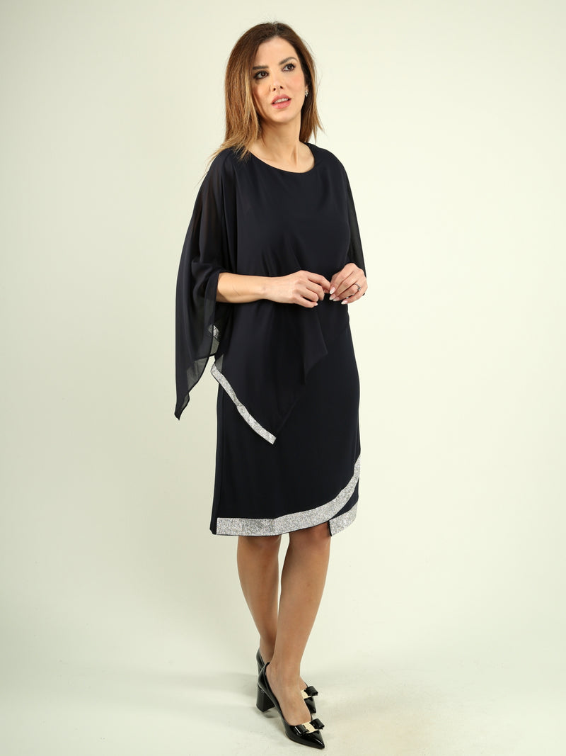 Asymmetrical Chiffon Dress