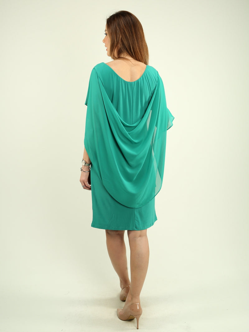 Chiffon Cape Dress