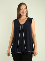 Rhinestone Embellished Top