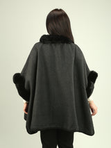 Faux Fur Cape