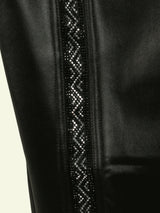 Embellished Fleece-Lined Pant