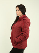 Detachable Hood Quilted Jacket