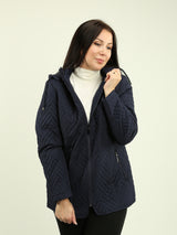 Detachable Hood Quilted Jacket