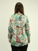 Multi-Print Blouse