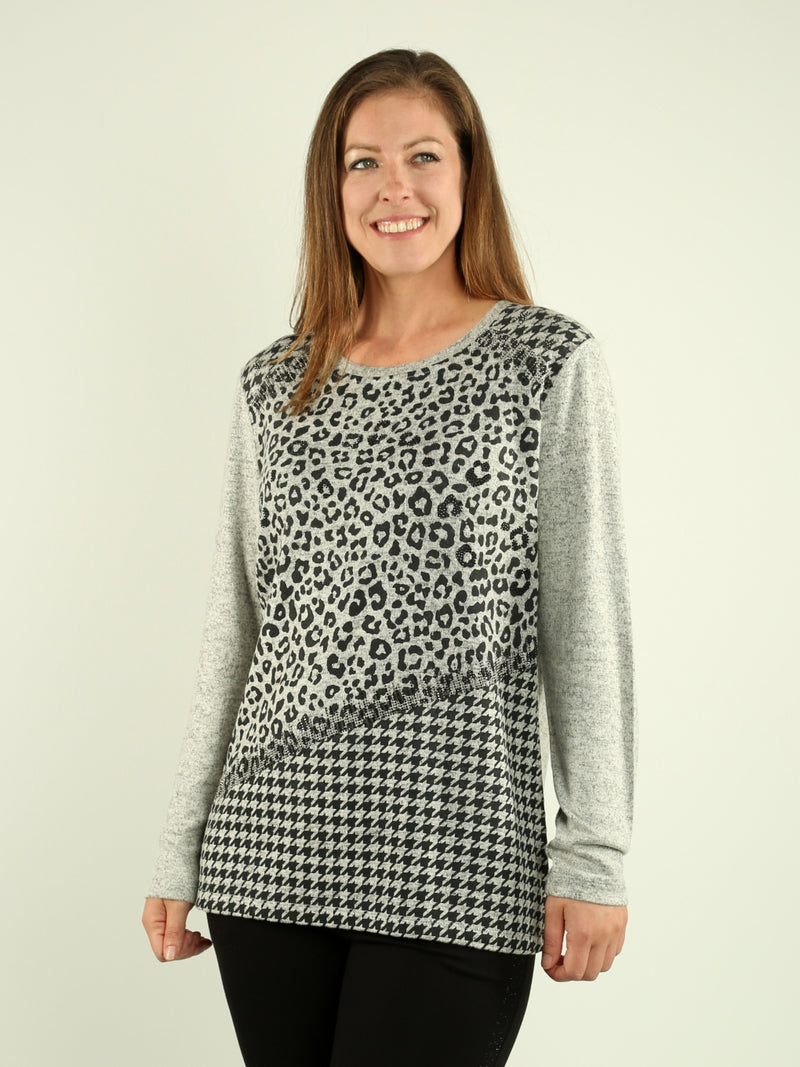 Animal Print Sweater