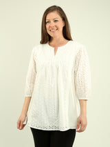 Eyelet Crochet Top