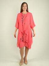 Layered Print Dress Set